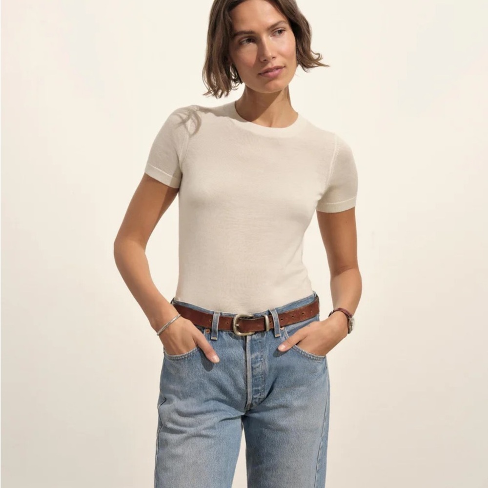 NWT Buck Mason FEATHERWEIGHT SILK CASHMERE TEE